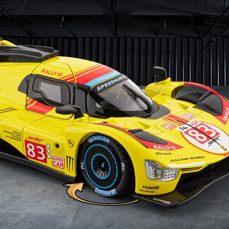 1:22 499P التحمل سباق سبيكة سوبر سيارة رياضية نموذج دييكاست المعادن المسار سباق السيارات نموذج الصوت والضوء لعبة أطفال هدية #4