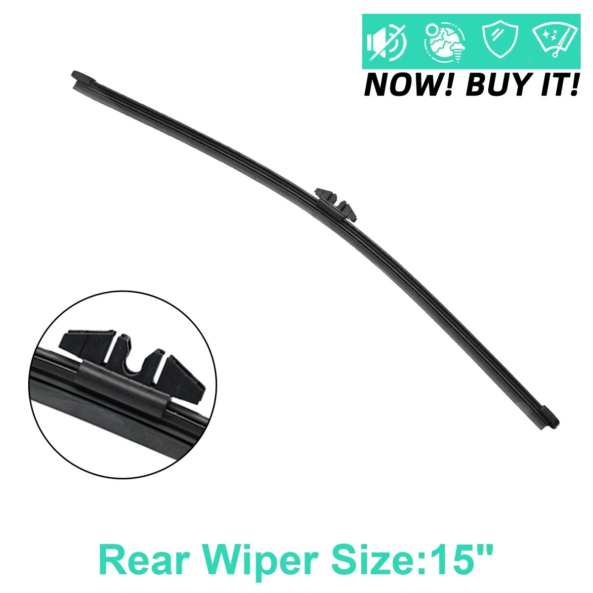 Car Rear Wiper Blade Arm Set 2PCS for Toyota Yaris Vitz 1999-2005 Windscreen Tailgate  1999 2000 2001 2002 2003 2004 2005