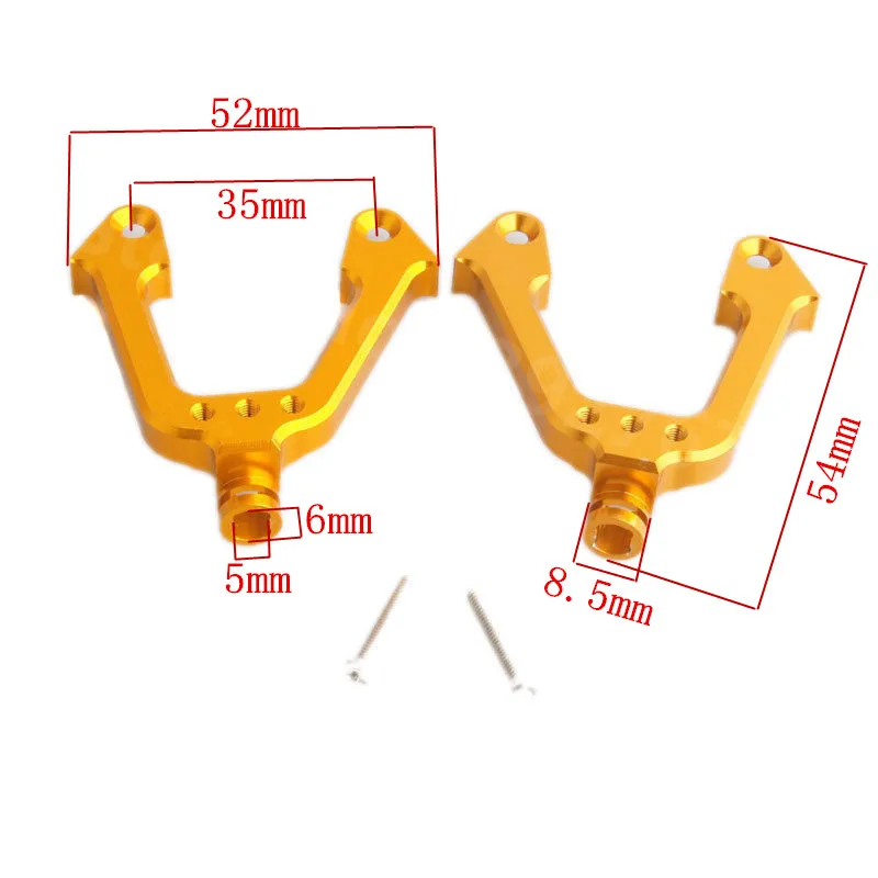 Torre de choque frontal de aluminio SCX10-11 para modelos a escala 1/10 coches de Control remoto RC Rock Crawler Axial AX10 SCX10 piezas de mejora