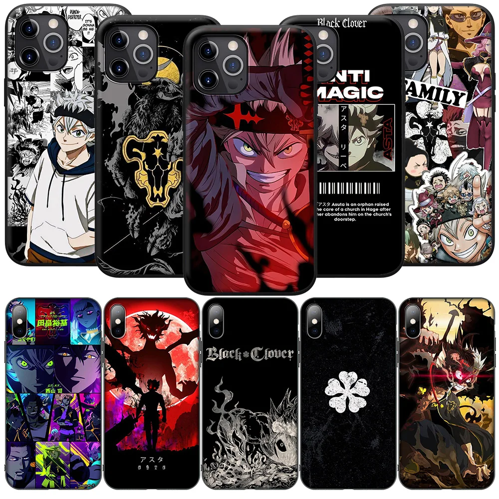 FL28 Black Clover NEW Phone Case for Huawei Nova 5T 4E 3i 3 2 2i Y6 Y6P Y7 Y9 Honor 20 20s 9X 7C Prime Lite 2019