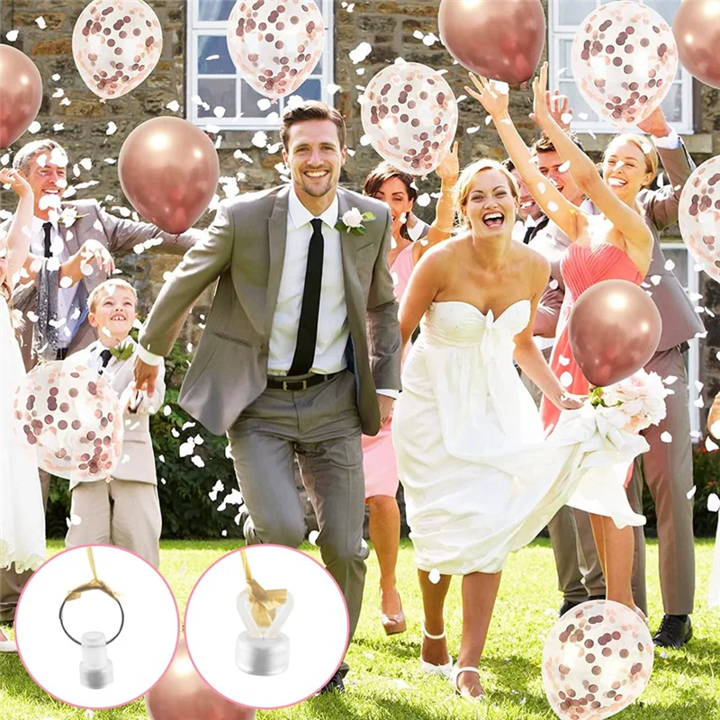 Nuovo peso per palloncini da 16 pezzi per elio, pesi per palloncini, pesi per palloncini per palloncini a elio, set di plastica per matrimonio, compleanno