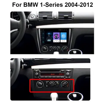 適用於BMW1系列E81 E82 E87 E88自動擋(2004-2012)的Android 16車用收音機,搭配GPS導航、DSP、CarPlay、IPS多媒體顯示器和Serero Auto功能 10 最佳銷售 BMW1系E82 CarPlay - №6