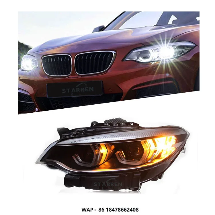

Drl Retrofit and Upgrade Headlights Plug and Play 2014-2021 2 Series M2 F23 Upgraded Led Headlights for Cars