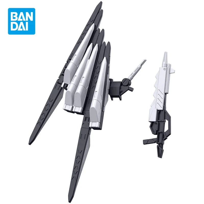 Bandai Original Gundam Model Kit Anime Figure FAKE ν SUPPORT WEAPONS HGBD 1/144 Action Figures Collectible Toys Gifts for Kids