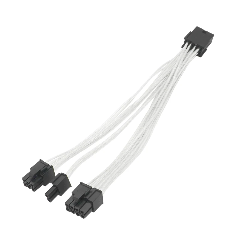 8 Pin to Dual 8 Pin Adapter Power Cables 8 Pin to (6+2)Pin Power Cord Graphics Card Power Adapter Cable 21CM/50CM