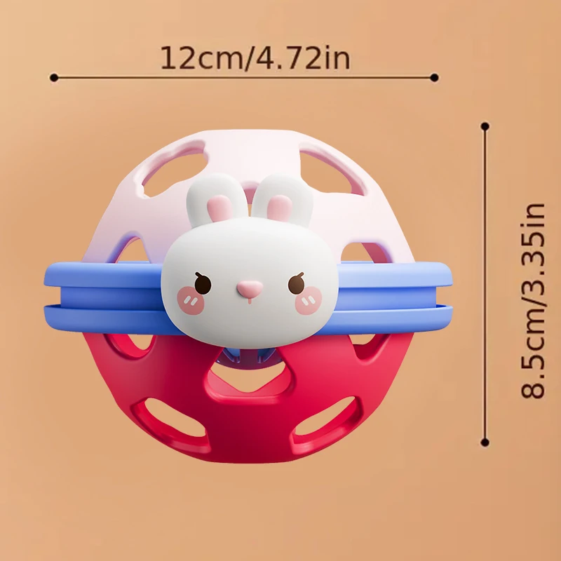 ลูกบอลซิลิโคนนุ่มสำหรับเด็ก เสียงกรอบกรอบดึงดูดทารก วัสดุที่ปลอดภัยสำหรับการเคี้ยว ของขวัญวันเกิดสำหรับพ่อแม่และลูก