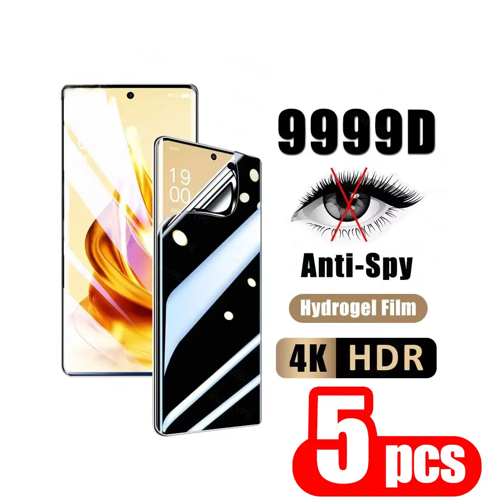1-5PCS Anti-Spy Volle Abdeckung Hydrogel Film Für iPhone 17 Pro 16 15 14 ProMax XR Air 17 13 12 11 14 XS Max Screen Protector Privatsphäre