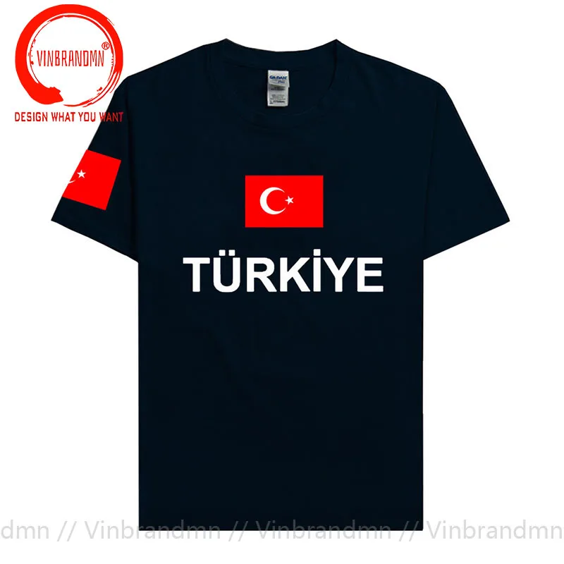 Turkey t shirt men TUR t-shirts nation team 100_ cotton fans tops letters street wear fitness tshirt Turkish Turk country tees