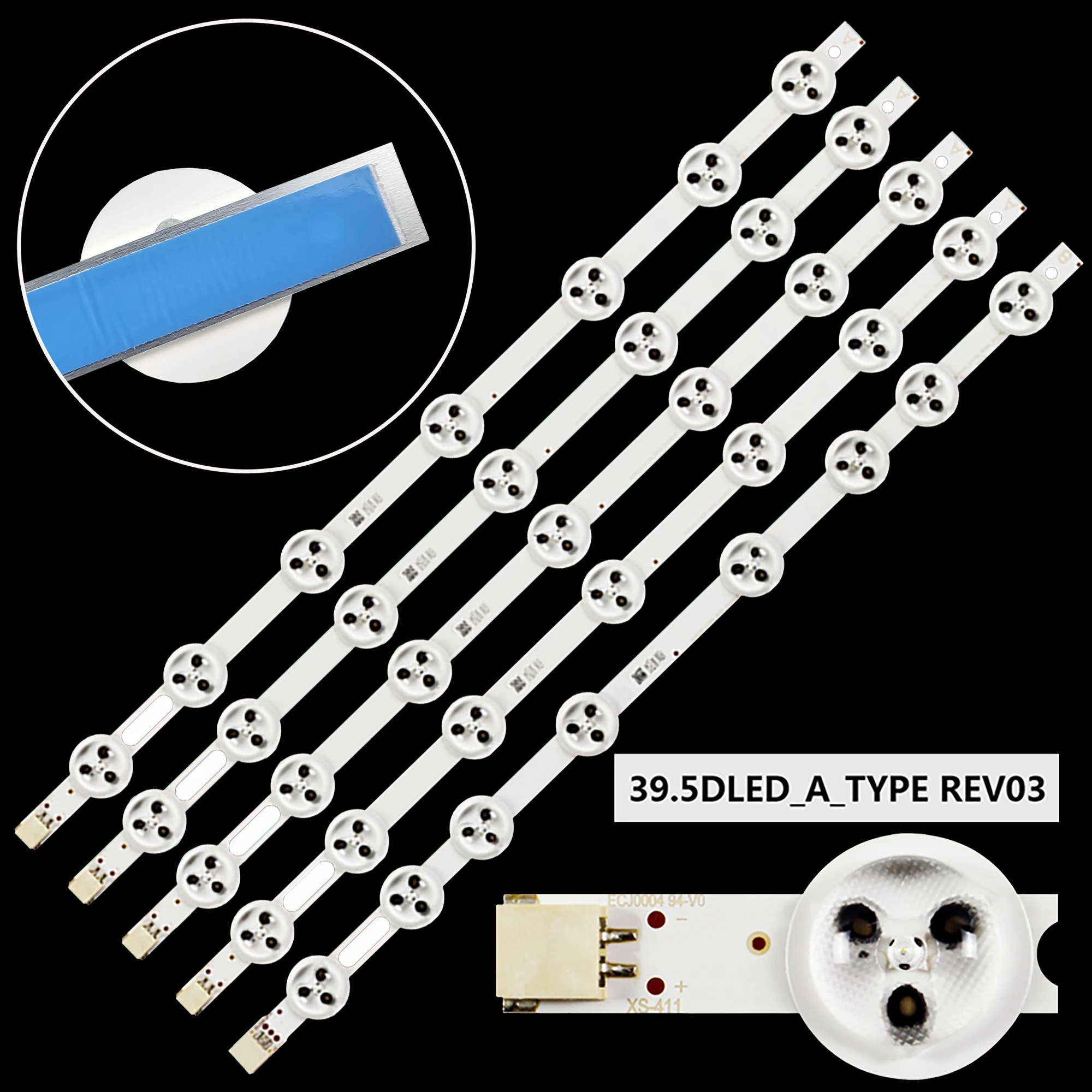 LED strip For 40FA5050 39DLED_A-TYPE_REV03 V390HJ5XC-PE1 PT2-40LED14 40272SMFHD VES395UNDC-2D-N03