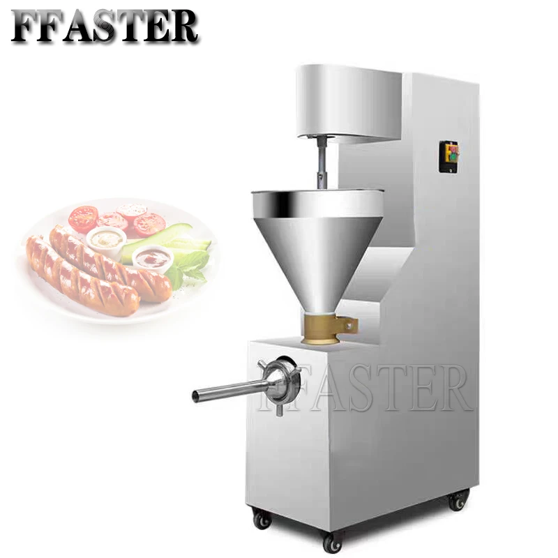 

2200W Automatic Electric Sausage Stuffer Making Machine Stainless Steel Sausage Syringe Filler Enema Machine