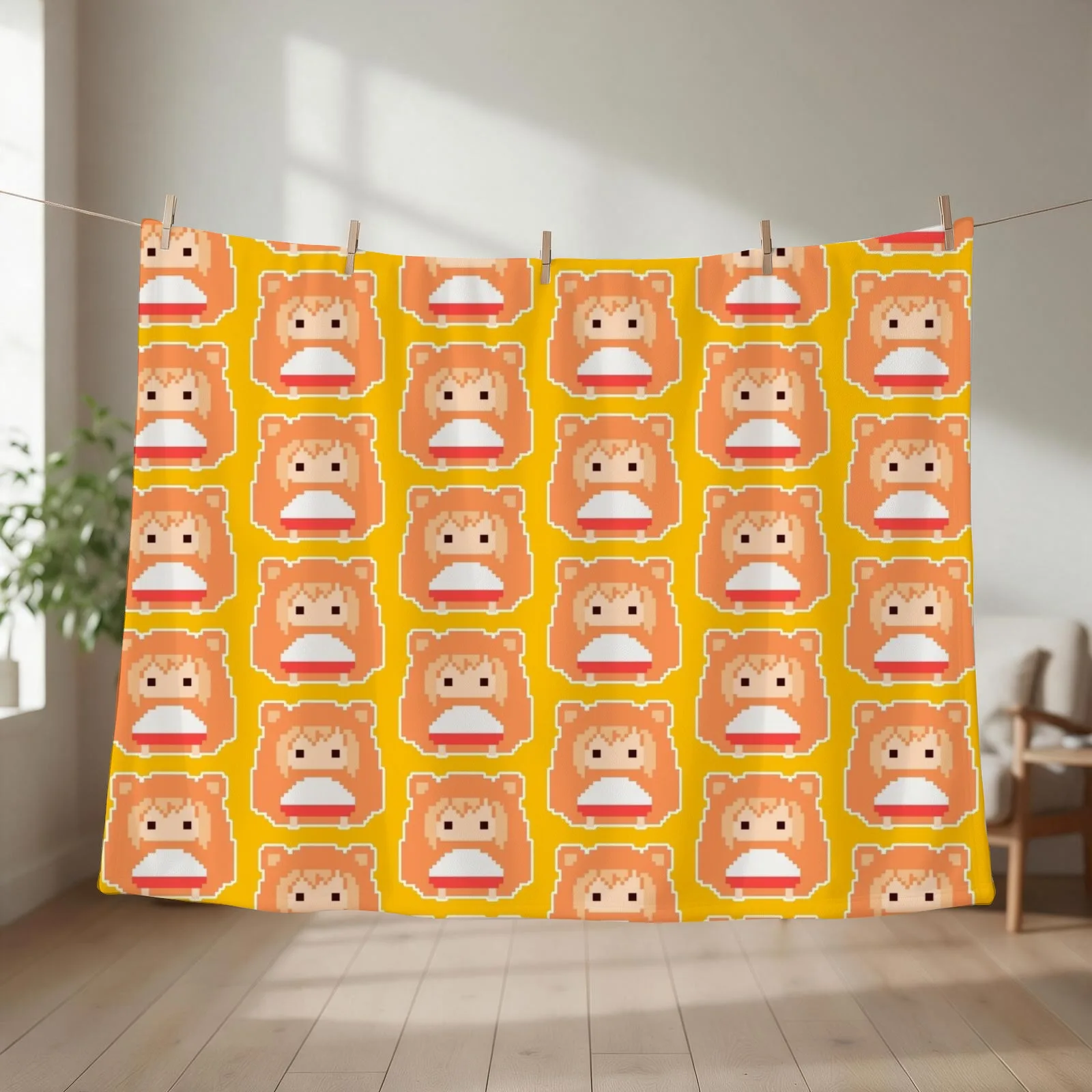 8bit Umaru Chan Throw Blanket Moving blankets and throws Heavy Thins Blankets