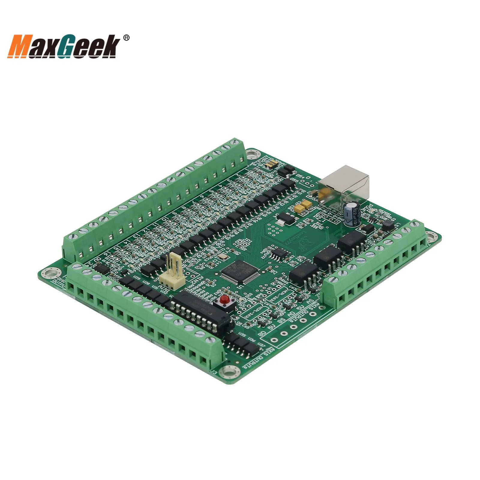 Maxgeek LF77-AKZ250-USB3-NPN 3 Axis 5 Axis Mach3 Motion Controller Mach3 USB Controller For CNC Engraving Machines