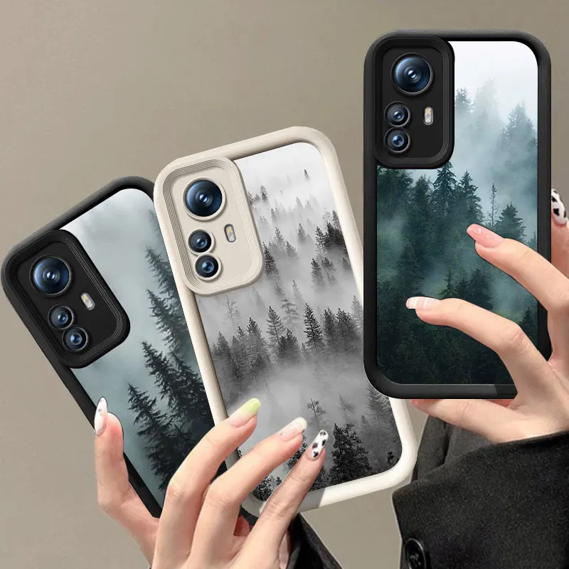 Mountain Misty Forest Phone Case For Redmi 9A 10A 9C 10C 12C 13C 14C 4G 9i 9T K30 K50 Pro K40 Gaming A1 A2 A3