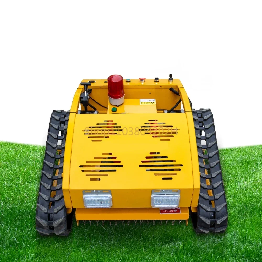 Radio Control Mowers Slope Lawn Mower Tracked Remote  Robot Weed Mowing Machine