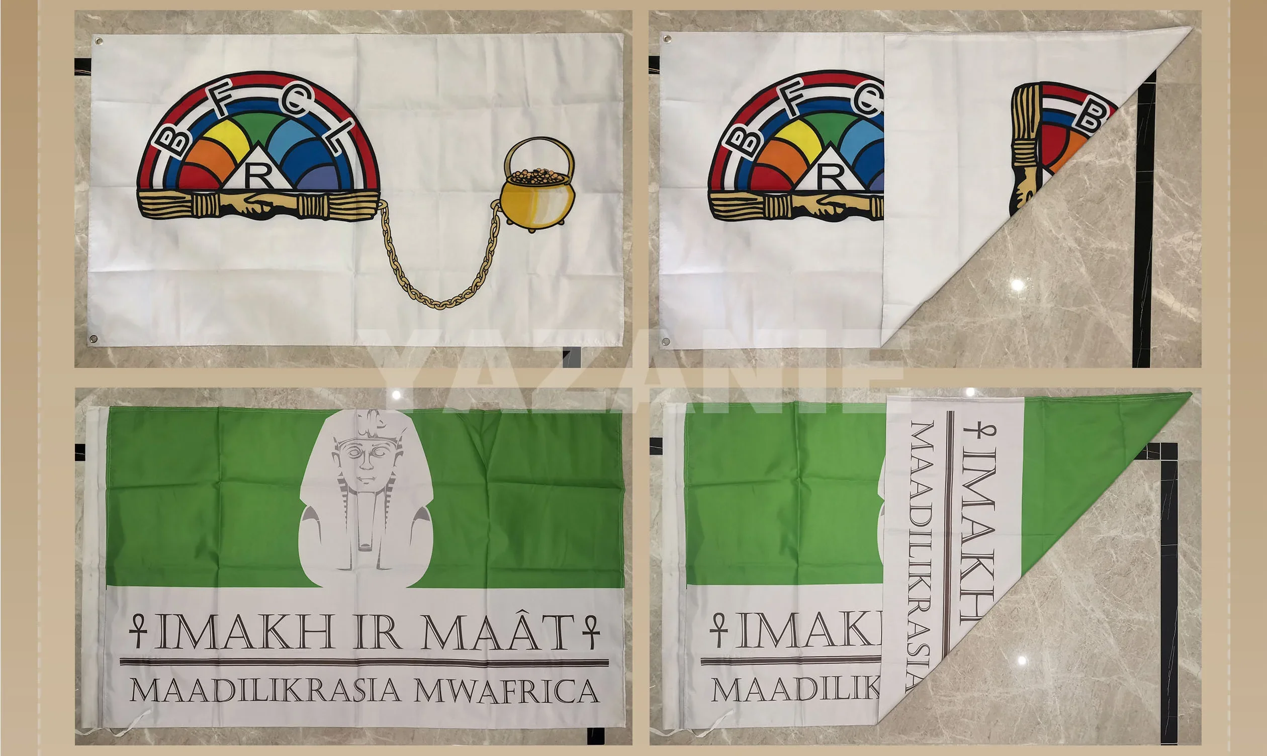 Single Double Sided Polyester Custom Flag 3x5/4x6/5x8FT with Brass Grommet Small Big Personalized Your Own Design Logo Text Flag