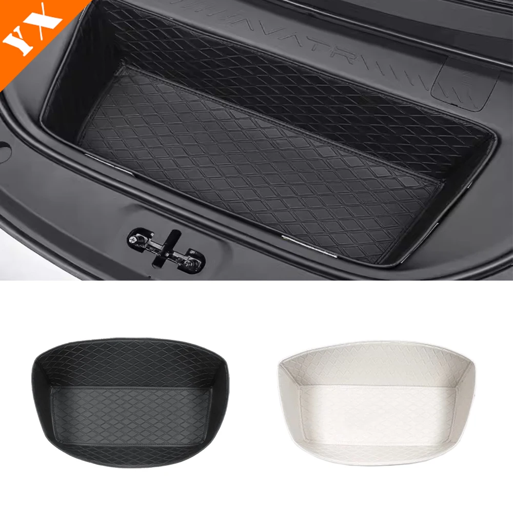 For Changan AVATAR 12  2023-2024 Front Compartment Mat Hood Front Storage Compartment Leather Full Surround Protective Pad