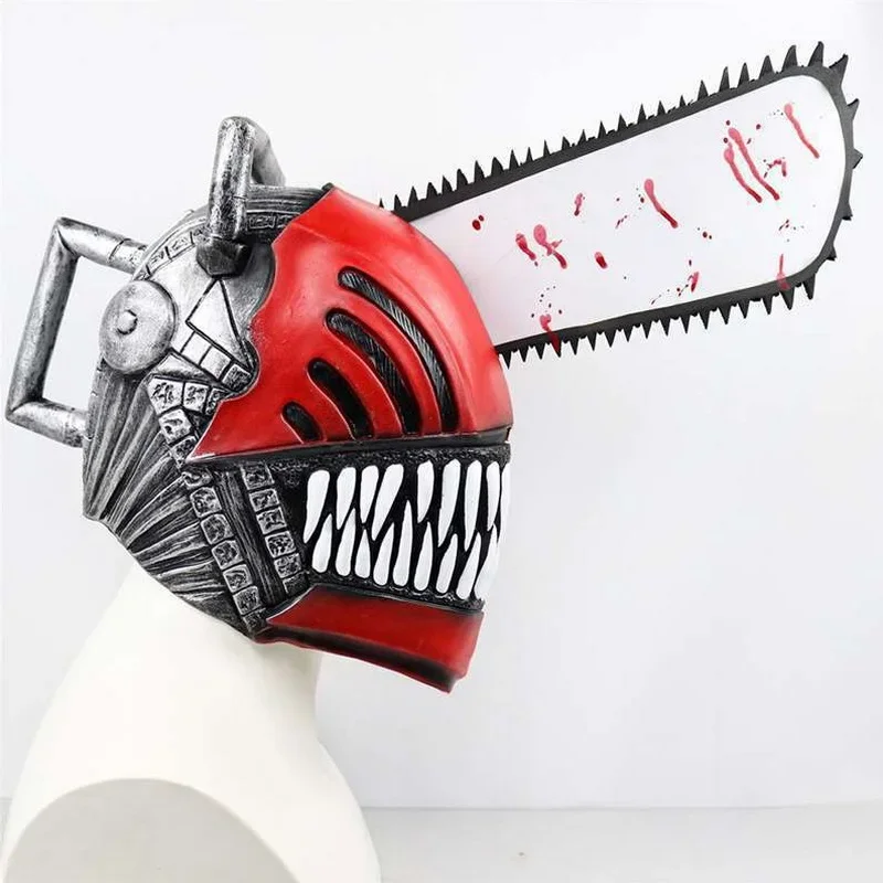 Pocta chainsaw mask Halloween horror role-playing secret room props latex mask