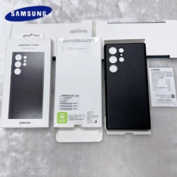 Samsung Galaxy S24 Ultra S23 Ultra Case High Quality Luxury Leather Cover Full Protective Shockproof Shell S24 Plus S22 Ultra