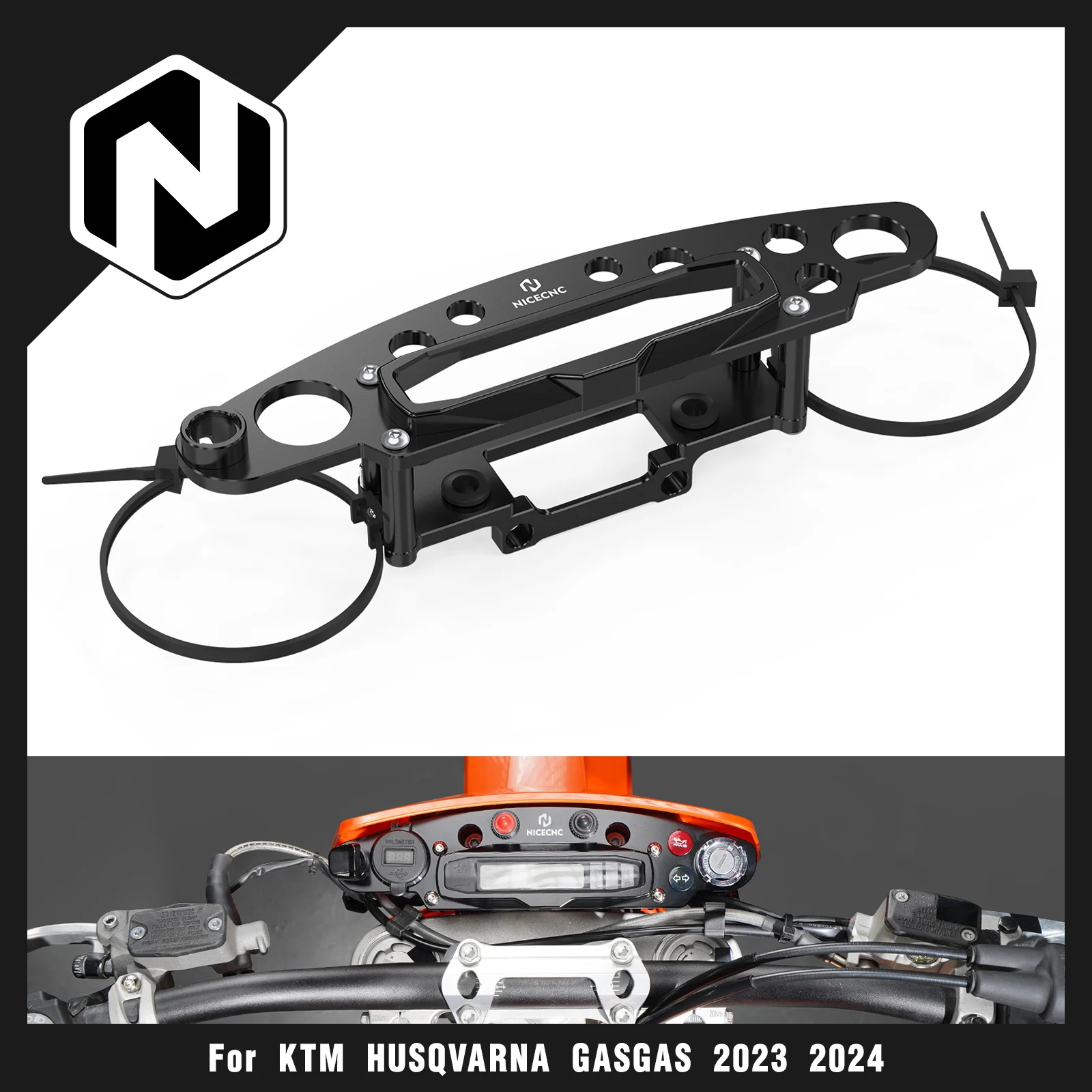 

NICECNC 2024 For KTM EXC 300 EXC 250 EXCF 350 EXC 450 Six Days XCW 300 TPI XWF 350 500 XCFW 450 Ignition Device Relocation