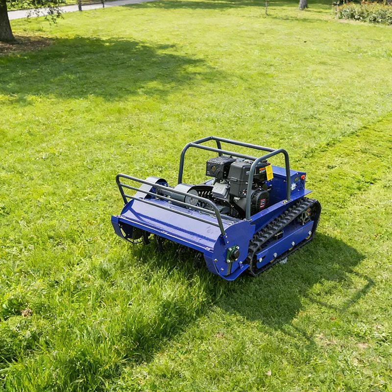 

Индивидуальная автономная газонокосилка с дистанционным управлением и нулевым вращением, без мертвых зон