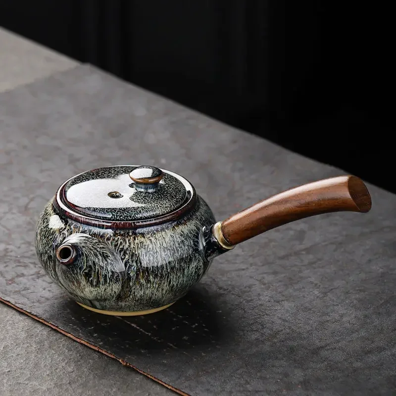 Ceramic Teapot Highend Side Handle Pot Kung Fu Tea Set Small