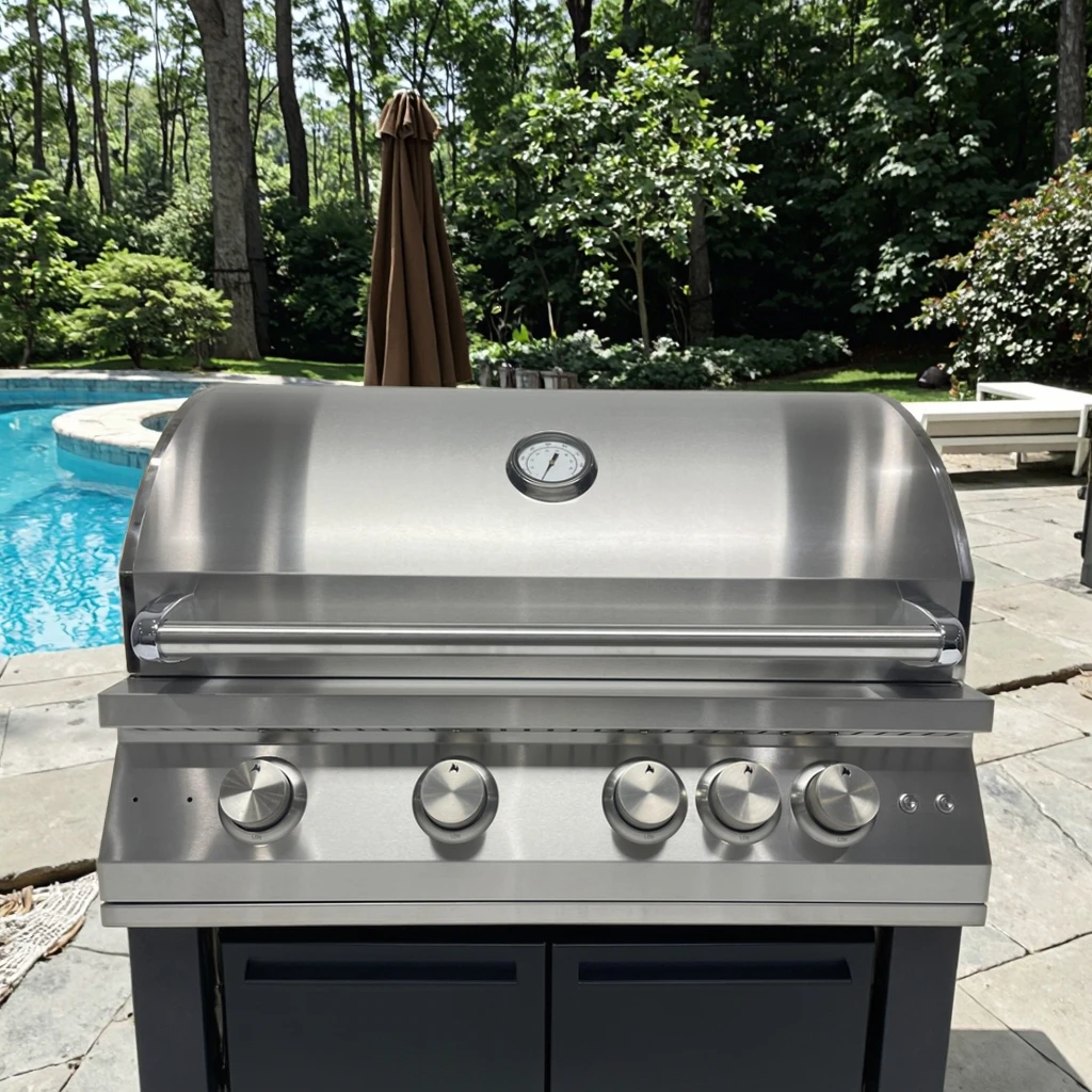 Venta Directa de Fábrica, Parrilla de Gas Propano/Butano Giratoria Comercial para Exteriores, Máquina de Metal para Uso en Restaurantes