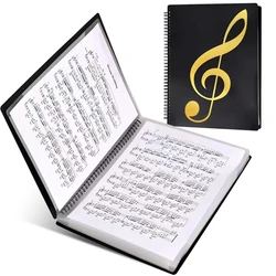 A4 Multi-layer Music Score Folder Practice Piano Paper Sheets Document Storage Organizer