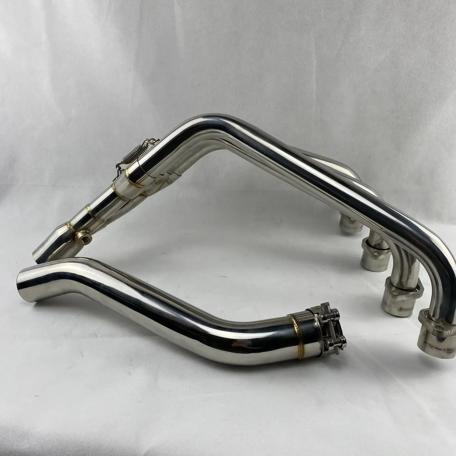 CBR650 stainless steel front middle section, exhaust pipe, front elbow, middle section, muffler exhaust pipe