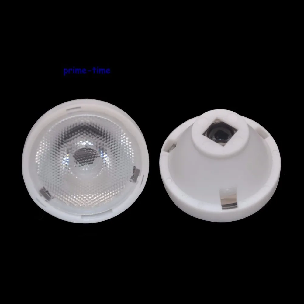 10pcs 32.5MM LED Lens 25 Degree Beaded Surface or 8 Degree Clear Surface Optical Grade PMMA LED Lens For Cree XHP70 MKR