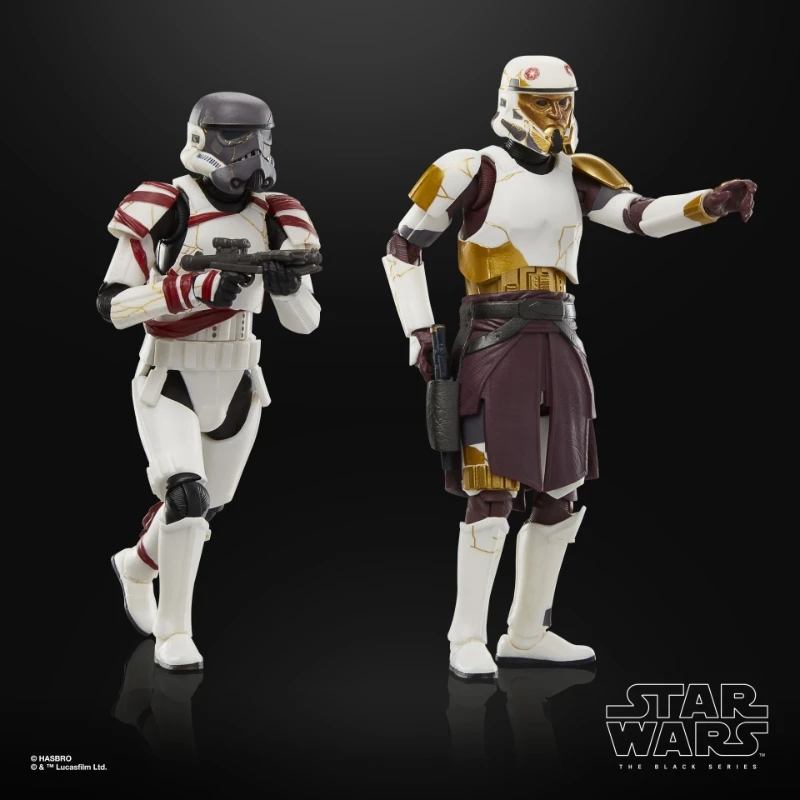 

6-Inch Star Wars: Ahsoka The Black Series Captain Enoch& Night Trooper Action Figure Set Desk Decor Toy Collect Model Boy Gift