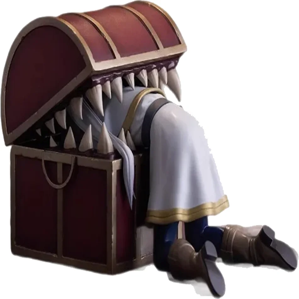 Frieren Beyond Journey\'s End Frieren Treasure Box Monster Anime Figure Toy Fern Noodle Stopper Action Figurine