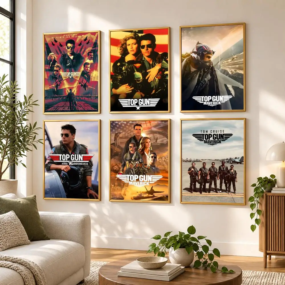 Top Gun Maverick Modern Movie Poster HD art sticky wall waterproof home living room bedroom bar aesthetic decoration
