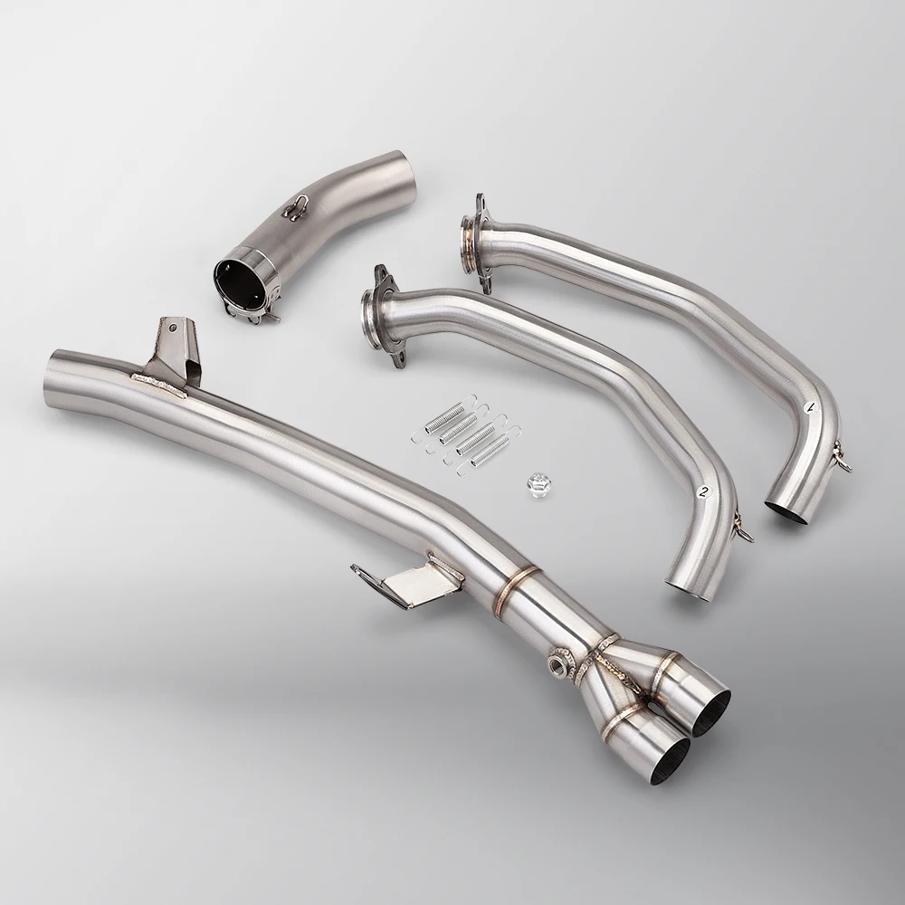 

(2023-2025 model) Suitable for XL750 XL-750 motorcycle stainless steel connected to the original front exhaust pipe