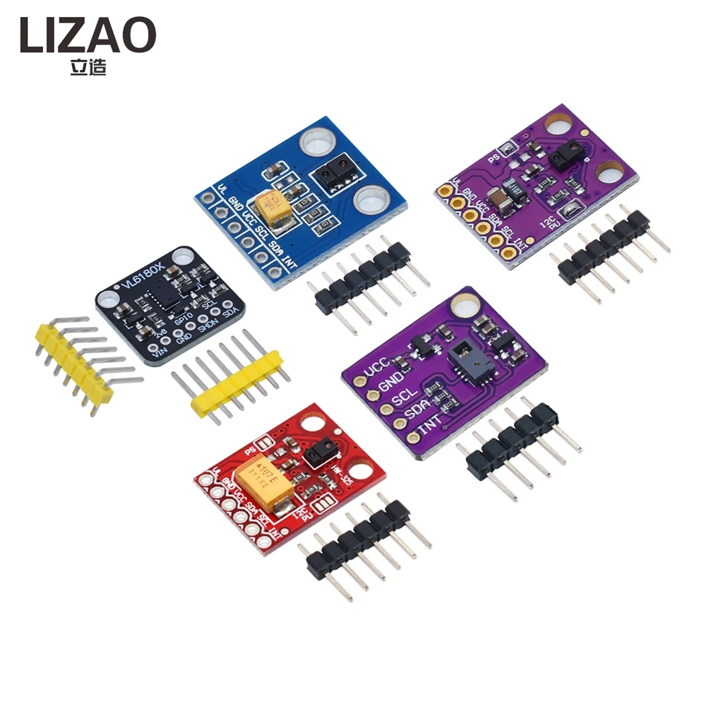 LIZAO PAJ7620U2 Gesture Sensor, 9 Gesture Recognition Module APDS-9960 VL6180X Optical Ranging Finder