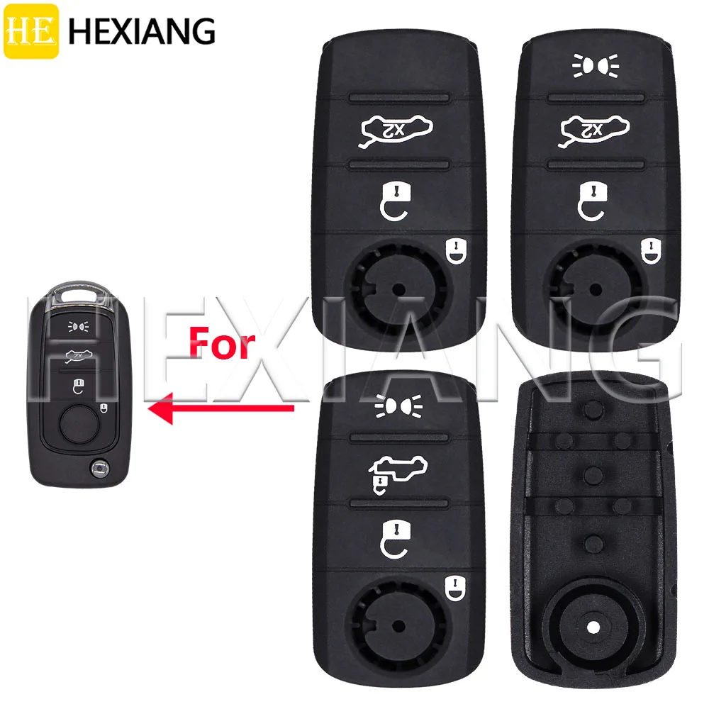 

HE Car Key Silicone Button Pad For Fiat 500X Toro Nuovo Tipo Egea Crono Grazie 2016 2017 2018
