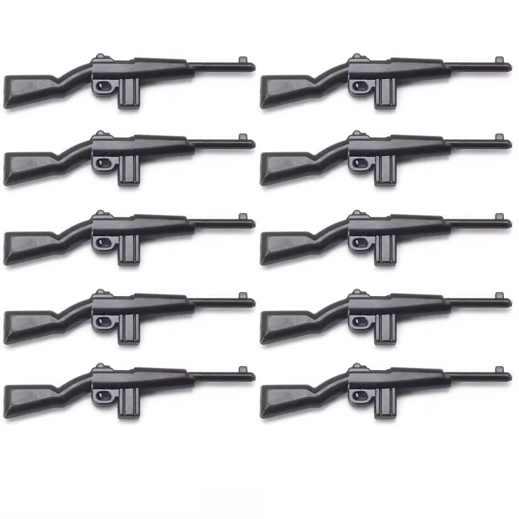 Military WW2 Weapons Soldier Guns Mini Action Figures Accessories Parts Moc Building Bricks Military Army Blocks Toys for Boys view 4