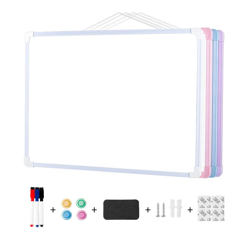 Office Home Graffiti Drawing Hanging Magnetic Notepad Wall Mounted Erasable Double Sided Whiteboard Writing Board