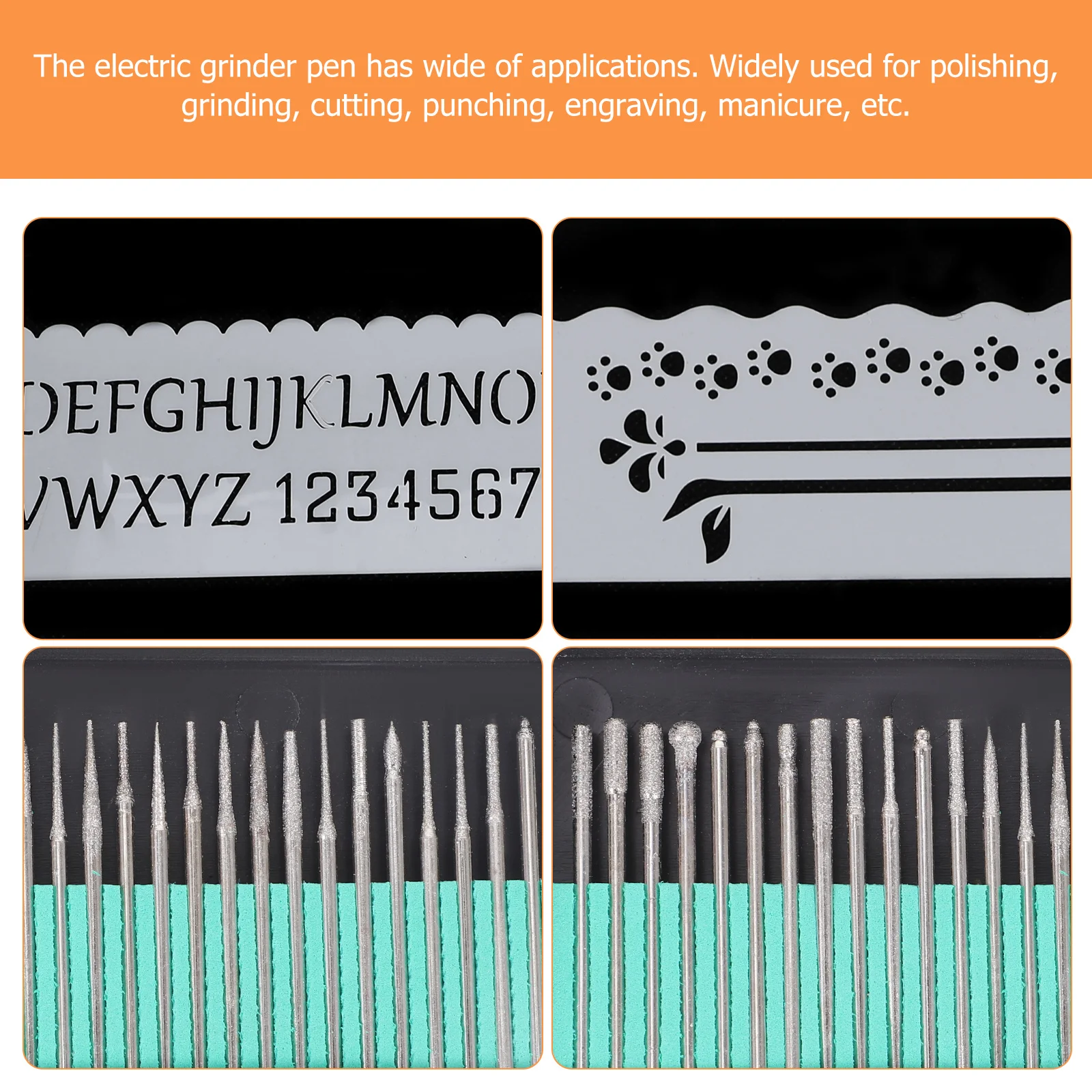 1 مجموعة الكهربائية طحن القلم اللاسلكي 25 واط 3-سرعة قابل للتعديل المهنية أداة الحفر لقطع الزجاج الخشب المعادن تلميع