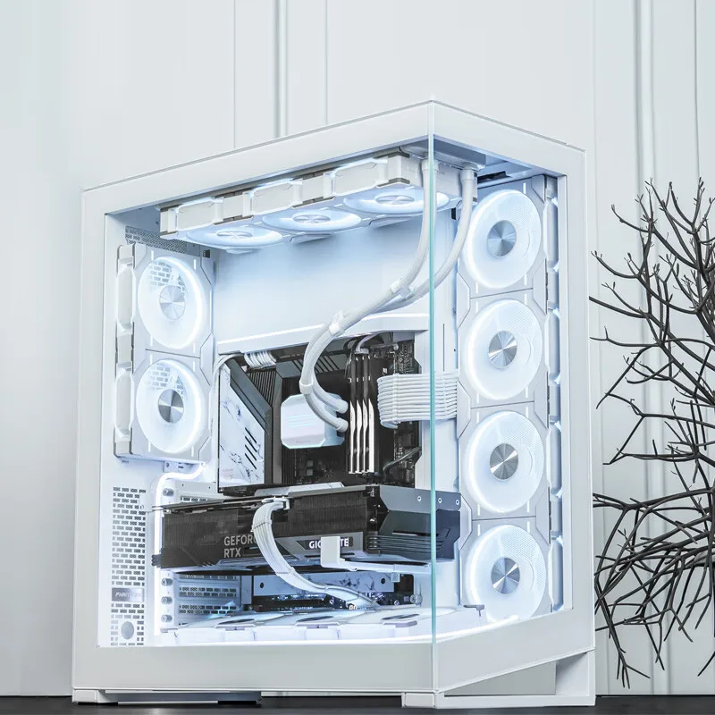 Phanteks Ice Spirit D30 통합 CPU 수냉식 리버, ARGB 30mm 두께, 선풍기 고성능 워터 펌프, LGA1700 AM5