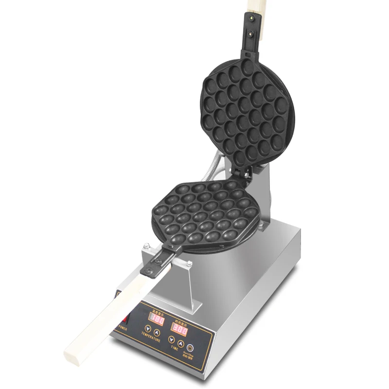 computer control system Egg waffle maker in snack machines/Hong Kong egg waffle maker/Digital bubble waffle machine