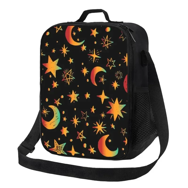 

And Stars Insulated Lunch Bag for Women Space Thermal Cooler Bento Box Office Picnic Travel