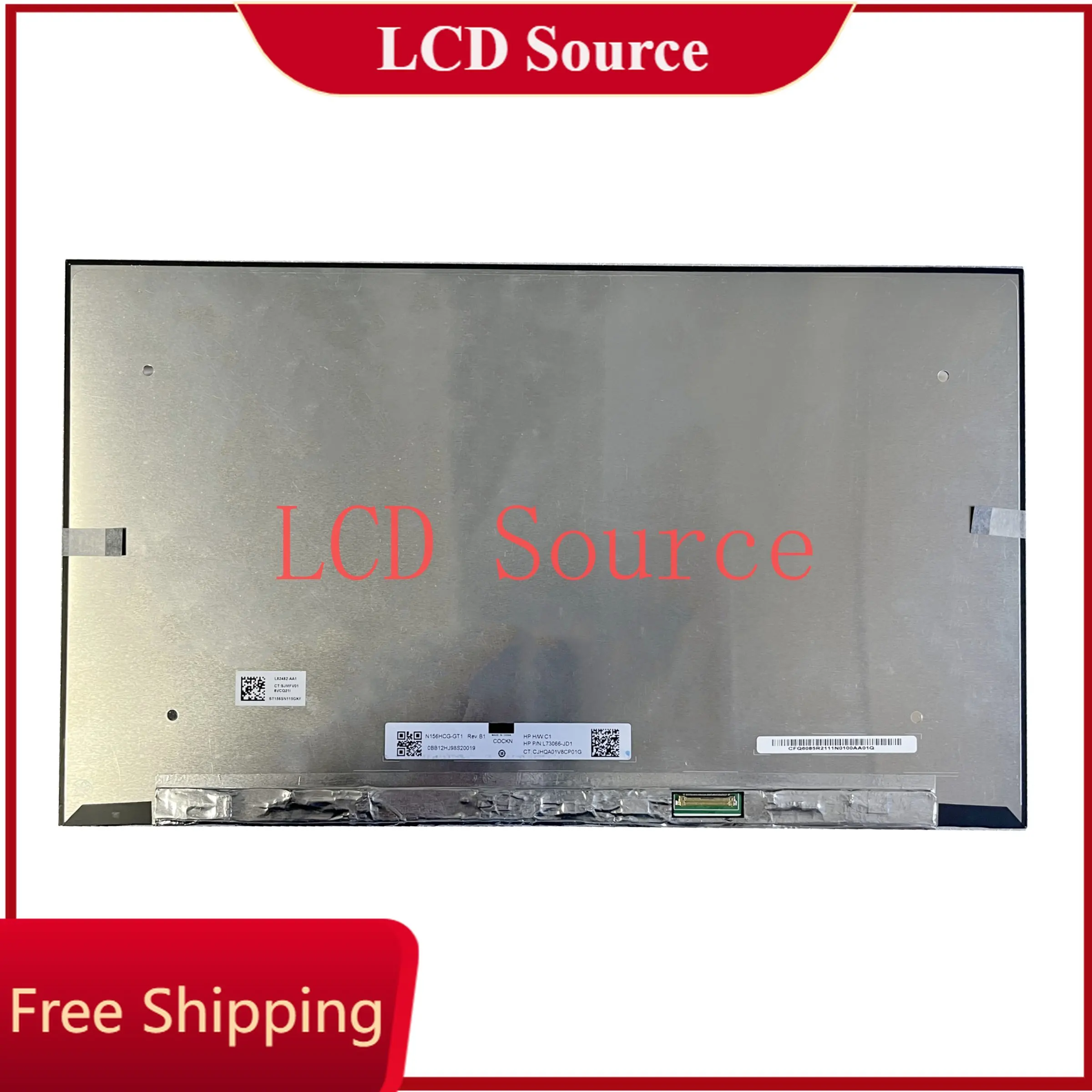 N156HCG-GT1 Rev B1 Подходит для B156HAN09.1 NV156FHM-N52 NV156FHM-N63 V8.0 eDP 30 контактов 1920 × 1080 15,6 дюйма 400 нит светодиодный ЖК-экран для ноутбука