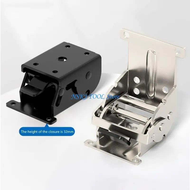 L8RC Folding Lock Extension Hinges 90 Degree Locking Designs Hinge Hardware Suitable for Table Legs & DIY Furniture Projects