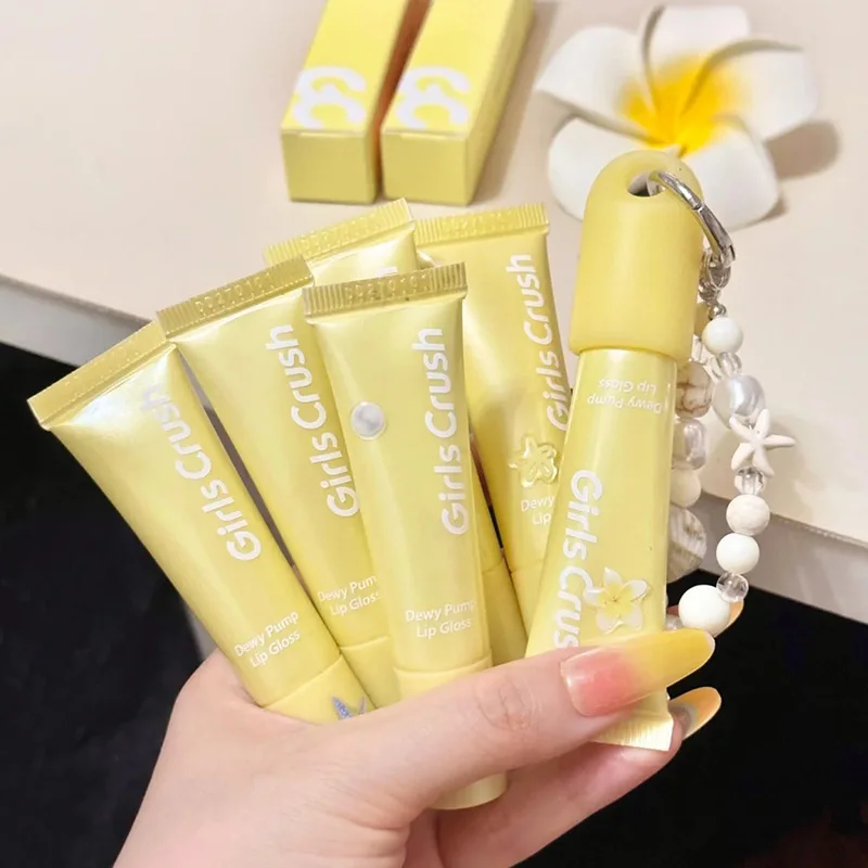 

GirlsCrush Mirror Water Glow Блеск для губ Увлажняющее зеркало Голый цвет Рот Красный насос Глазурь для губ Женская жидкая помада