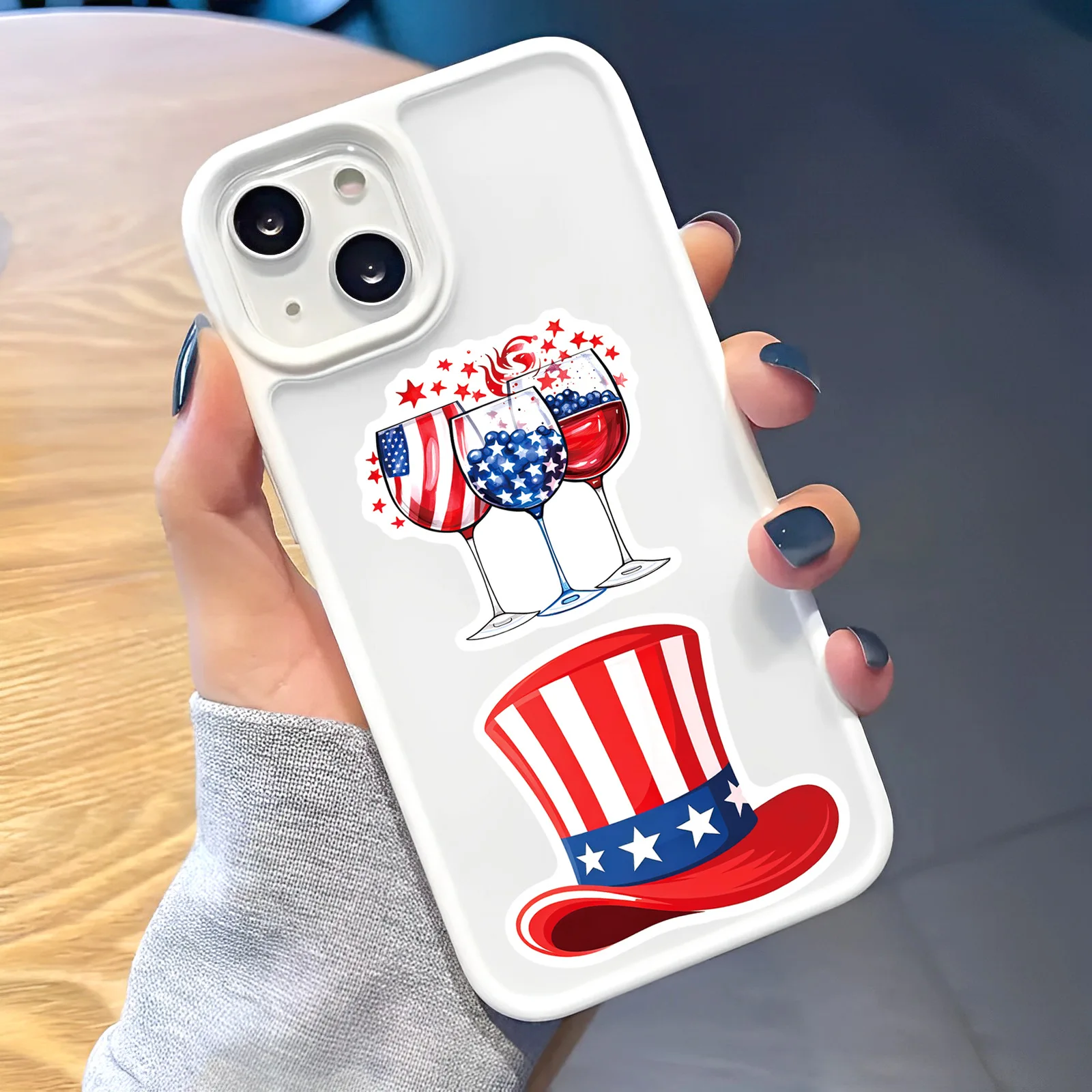 50Pcs Independence Day Flag Faith Sticker Decals Luggage Travel Backpack Skateboard Phone Laptop USA Election Sticker - view 2