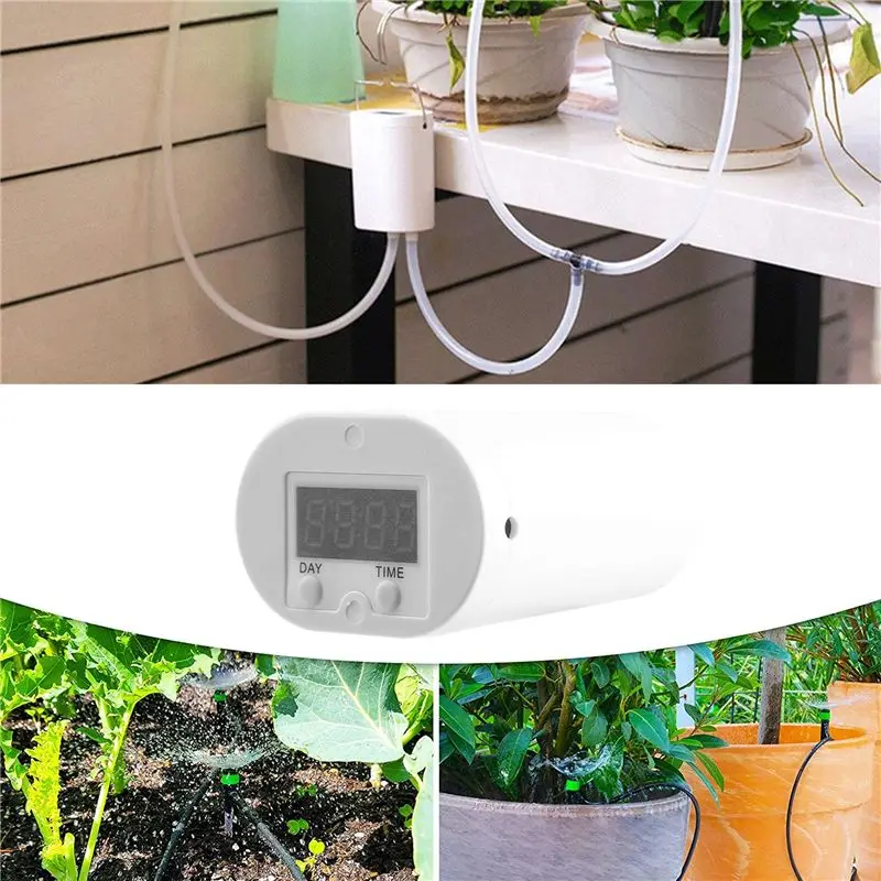 A19Q-Pump Timer System Outdoor Automatic Watering Pump Controller Flowers Plants Home Sprinkler Drip Irrigation Device