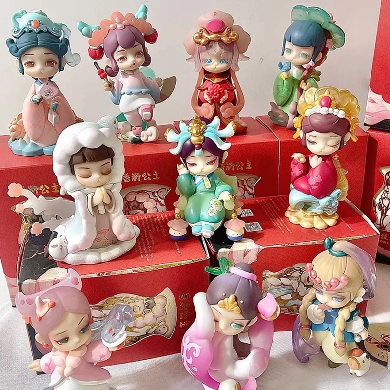 

Legend Of Zhen Huan Spice Princess Flower Language Series слепая коробка милые куклы в китайском стиле декор стола подарок-сюрприз для детей