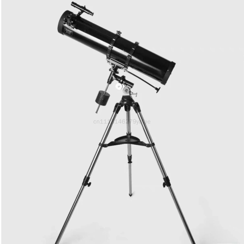 Small black telescope aluminum tripod, adult high definition night vision deep sky stargazing