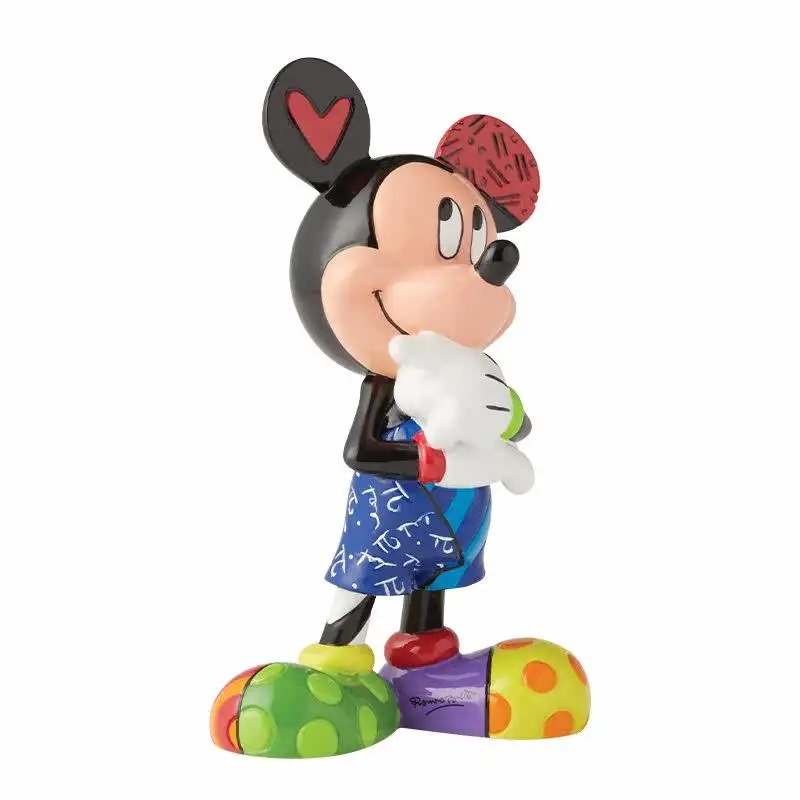 Nouveau produit en Stock personnage de dessin animé classique 6 pouces Mickey pensant ornement Mickey Figurine pour garçons et filles cadeau Surprise
