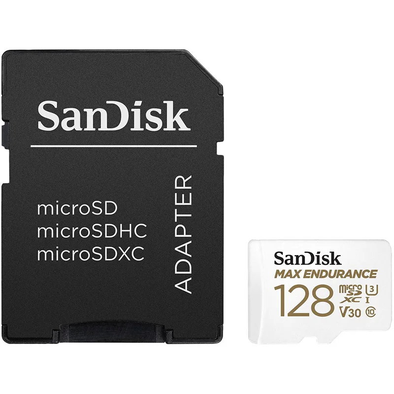 بطاقة ذاكرة SanDisk MAX ENDURANCE microSD 256GB 128GB 64GB 32GB بطاقة ذاكرة U3 4K Full HD لمسجلات القيادة وكاميرا المراقبة